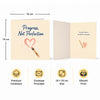 Progress Not Perfection Encouragement Card Self Compassion
