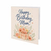 Flowers on Gift Design Mum Birthday Card