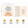 Flowers on Gift Design Mum Birthday Card