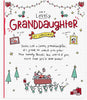 Lovely Verse Design Granddaughter Christmas Card