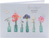 Cute Floral Design Birthday Card for Her/Friend (Pack of 2)