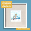 Quilling London Tower Bridge Lavish London Hand-Finished Art Greeting Card Frameable Art