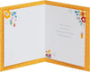 Floral with Chicks & Eggs Design Special Wishes Easter Card