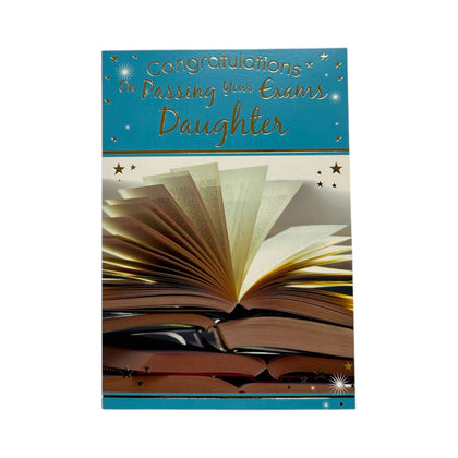 For Daughter On Passing Your Exam Congratulations Card