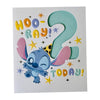 Unique Stitch Design for Girls 2nd Birthday Card