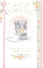 Couple Bears Hugging Wedding Congratulations Card