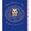 Two Boofles with Arms Around Valentine's Day Card