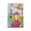 Daughter Age 04 Princess With Magic Wand Juvenile Birthday Card With Badge