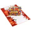 Turkey in Farm Happy Thanksgiving 3D Pop Up Greeting Card