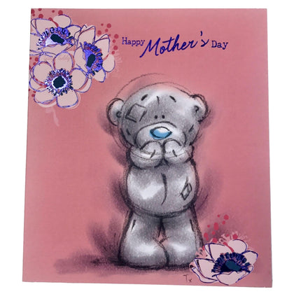 Happy Mothers Day Pink Sketchbook Sweet Me to You Bear Open Card