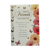 True Friends Are Forever Heartfelt Sentimental Verses Open Greeting Card