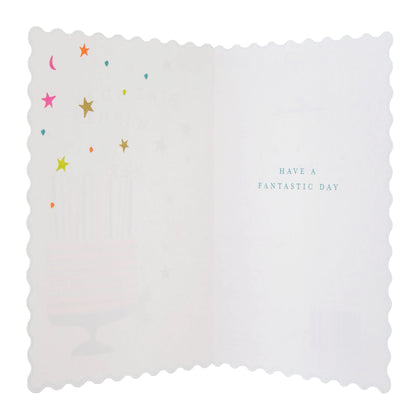 Oh Darling Cake & Candles Design Birthday Card