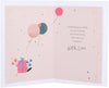 Flowers Balloons and Presents Design Mam Birthday Card