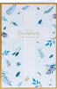 Blue Leaf Design Grandson Confirmation Card