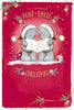 Bears Singing Aunt & Uncle Christmas Card