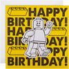 Fun Lego Character Design Kids' Birthday Card with Activity