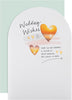 Serene Design and Heartfelt Verse Wedding Congratulations Card