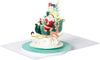 Santa & Sleigh Music & Motion 3D Pop Up Christmas Card