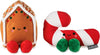 Better Together Gingerbread House and Candy Cane Magnetic Plush Pair