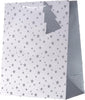 Festive Design 4 Pack Silver & Gold, Large, Medium, Small Christmas Gift Bags