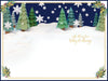 Bear With Paper Heart Gorgeous Wife 3D Christmas Keepsake Card