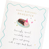 Caterpillar Cake Design Daughter Birthday Card