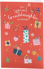Sweet Presents Design Christmas Card for Granddaughter