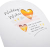 Serene Design and Heartfelt Verse Wedding Congratulations Card