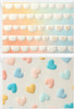 Pack of 50 in 2 Embossed Pastel Designs Multipack Thank You Cards with White Envelopes