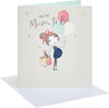Lady with Balloons Congratulations Mum To Be Card