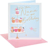 Cupcakes Design Nana Birthday Card