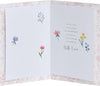 Floral Design With Panel Mum Birthday Card From Son