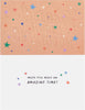 Stars and Sparkles Design Grandson Birthday Card