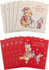 Disney Winnie the Pooh Pack of 10 in 2 Designs Christmas Cards