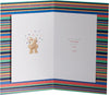 Boofle with World Map Husband  Birthday Card