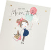 Lady with Balloons Congratulations Mum To Be Card