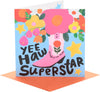 Cowboy Boot Design Birthday Card