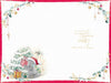 Bear Opening Present Lovely Daughter Christmas Card