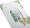 Traditional Fireplace and Robin Design Mum Christmas Card