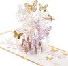 Paper Wonder 3D Pop Up Butterflies Birthday Card Signature Collection