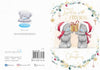 Bears Holding A Gift Lovely Friends Christmas Card