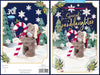 Bear With Candy Cane Special Granddaughter 3D Christmas Keepsake Card