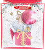 Me To You Bear Peeking Out Through Present Christmas Small Sized Gift Bag