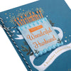 3D Effect Cake Design Husband Birthday Card