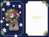 Bear Holding A Wreath Friend 3D Christmas Keepsake Card