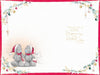 Bears Hugging Husband Christmas Card