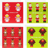 Lego Classroom 20 Cards, 4  Designs Children Multipack Christmas Cards