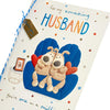 Boofles On Sofa Design Husband Birthday Card