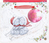 Me To You Bears Sledging Christmas Medium Sized Gift Bag