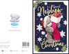 Bear Holding A Stocking Full Of Presents Special Nephew Photo Finish Christmas Card